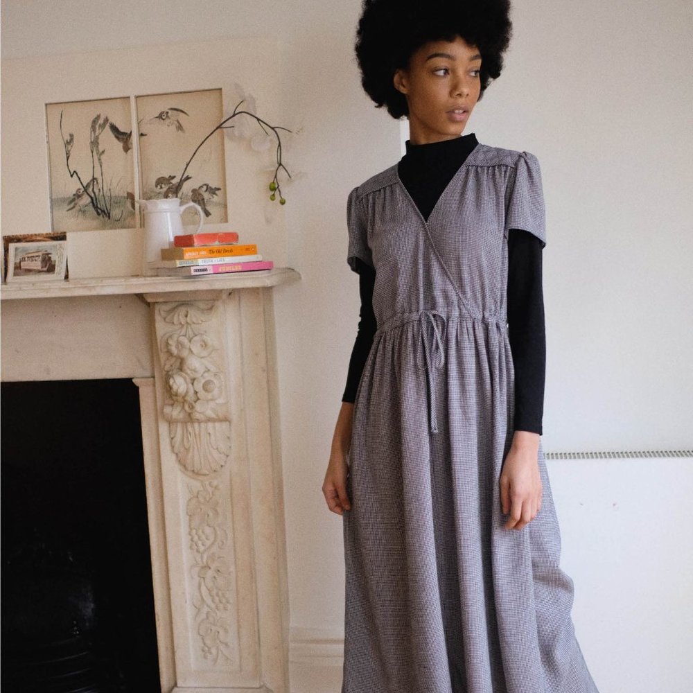 ISO Dawn Dress in Night Checker Christy Dawn XS